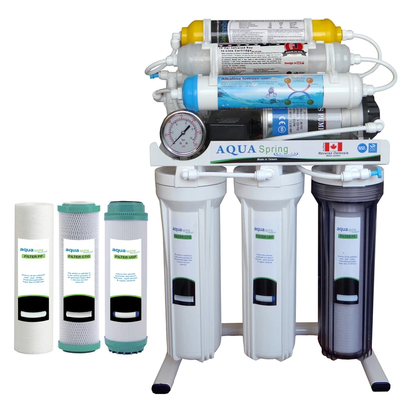 خرید و قیمت دستگاه تصفیه کننده آب آکوآ اسپرینگ مدل NF8200 در تهران خرید و قیمت دستگاه تصفیه کننده آب آکواپرمیوم مدل A8ABU11-BK-TP در تهران